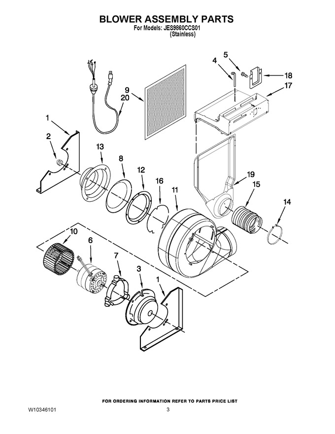 Diagram for JES9860CCS01