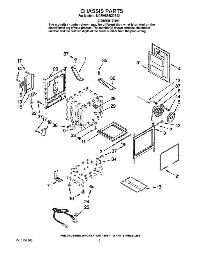 Diagram for MGRH865QDS12