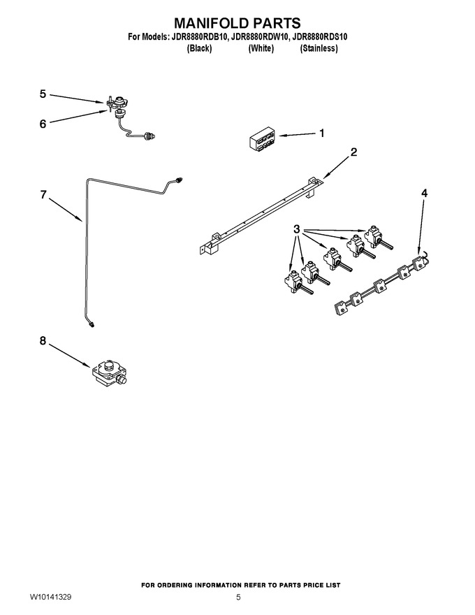 Diagram for JDR8880RDB10