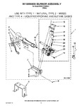 Diagram for 04 - W10096909 Burner Assembly