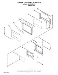 Diagram for 03 - Lower Oven Door Parts