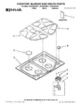 Diagram for 01 - Cooktop, Burner And Grate Parts