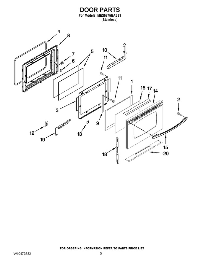 Diagram for MES5875BAS21