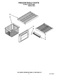 Diagram for 03 - Freezer Shelf Parts