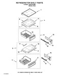 Diagram for 07 - Refrigerator Shelf Parts