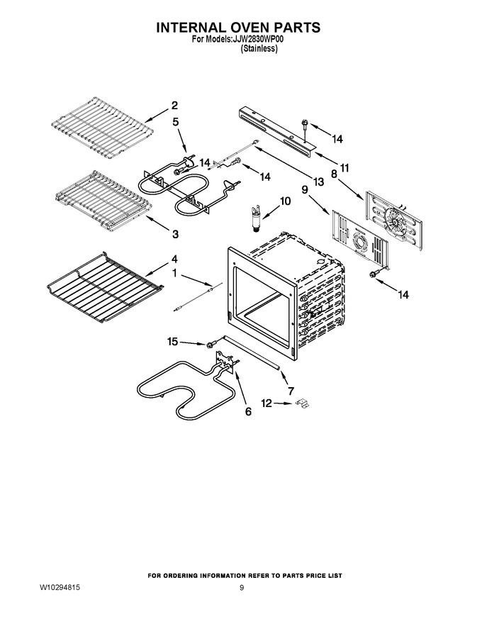 Diagram for JJW2830WP00