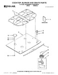 Diagram for 01 - Cooktop, Burner And Grate Parts