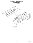 Diagram for 02 - Control Panel Parts