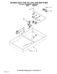 Diagram for 02 - Burner Box, Gas Valves, And Switches