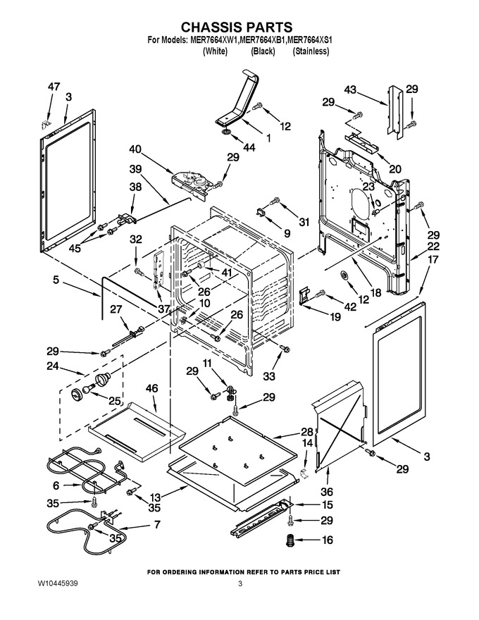 Diagram for MER7664XB1