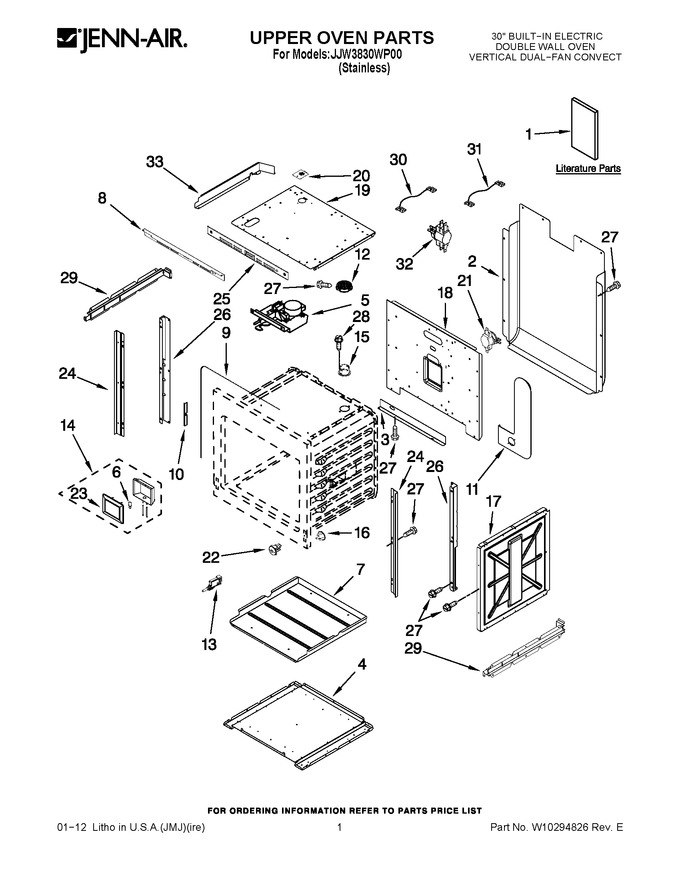 Diagram for JJW3830WP00