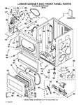 Diagram for 01 - Lower Cabinet And Front Panel Parts