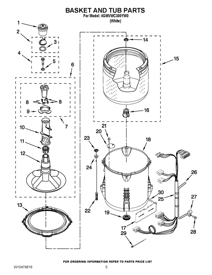 Diagram for 4GMVWC300YW0