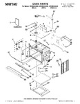 Diagram for 01 - Oven Parts