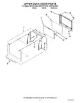 Diagram for 04 - Upper Oven Door Parts