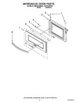 Diagram for 07 - Microwave Door Parts