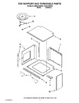 Diagram for 08 - Top Support And Turntable Parts