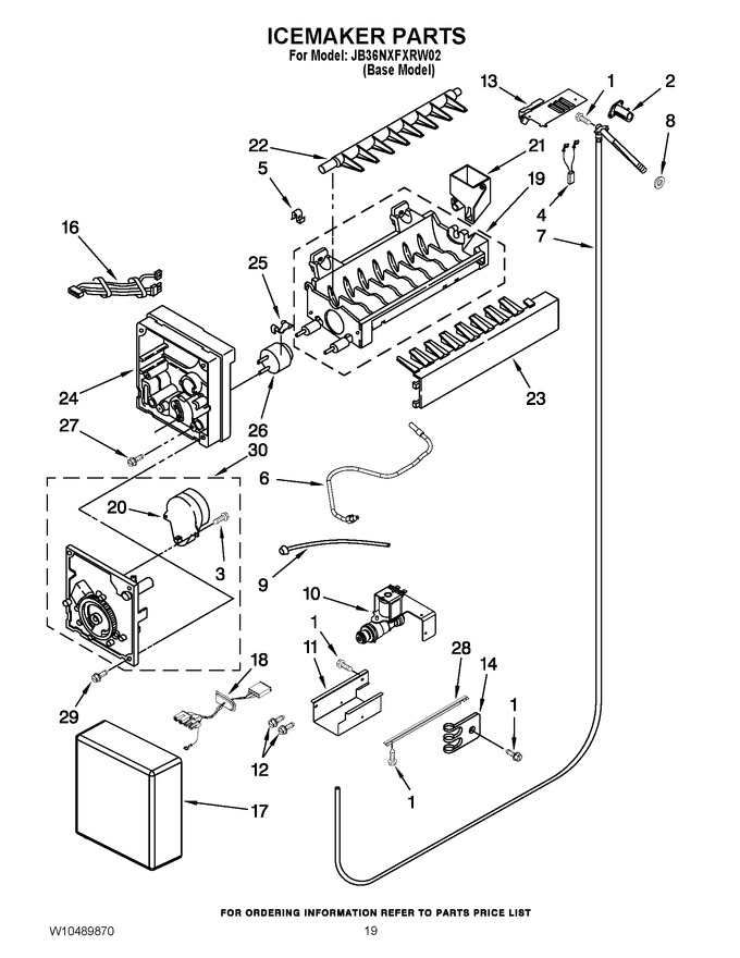 Diagram for JB36NXFXRW02