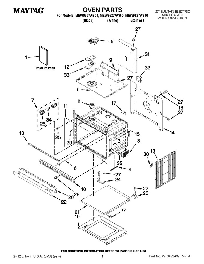 Diagram for MEW9527AB00