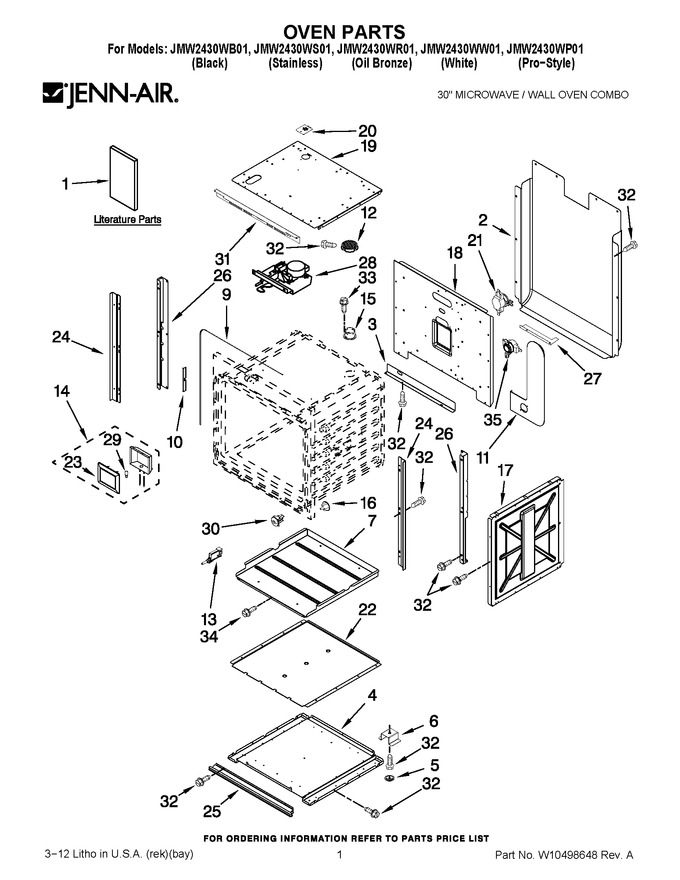 Diagram for JMW2430WP01