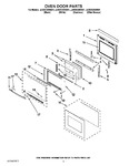 Diagram for 02 - Oven Door Parts