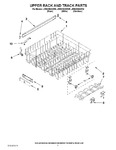 Diagram for 09 - Upper Rack And Track Parts