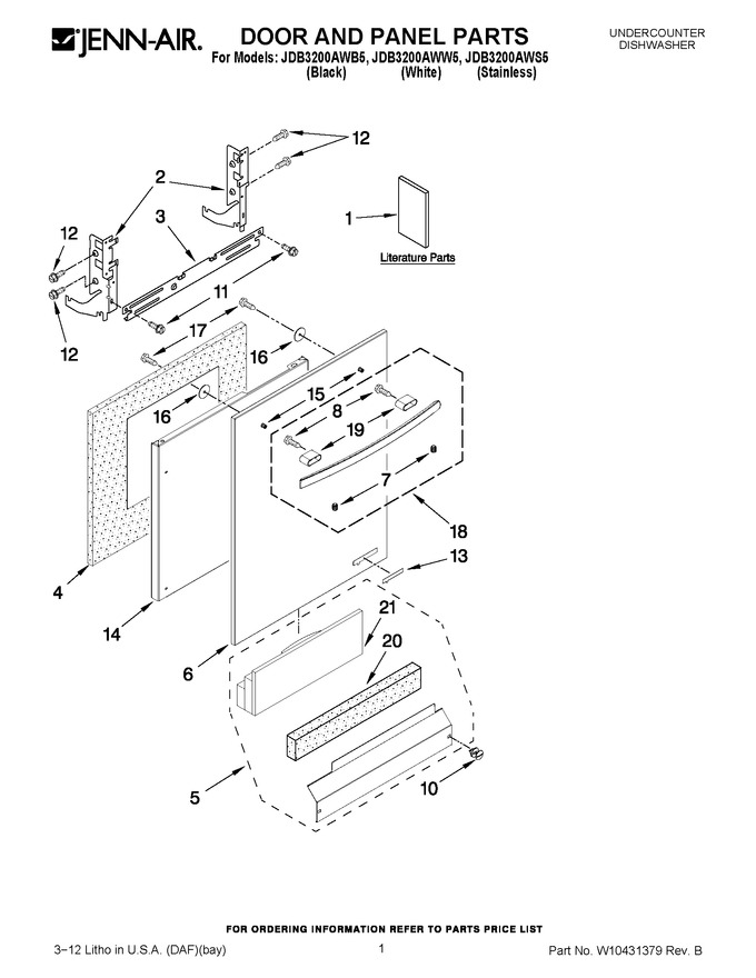 Diagram for JDB3200AWW5