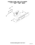 Diagram for 02 - Control Panel And Latch Parts