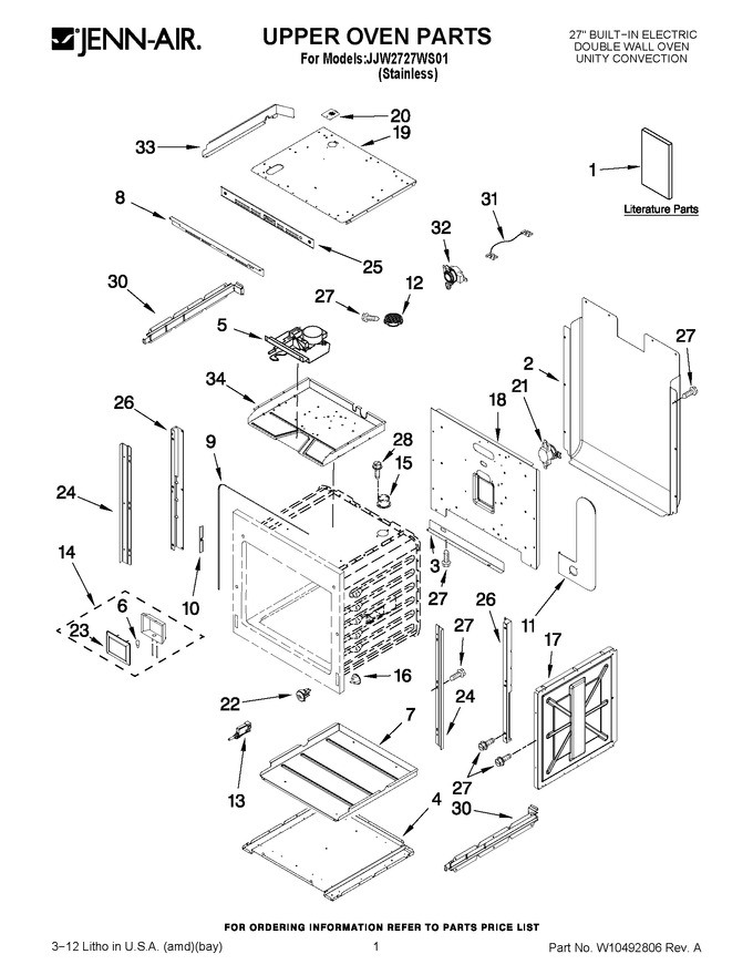 Diagram for JJW2727WS01