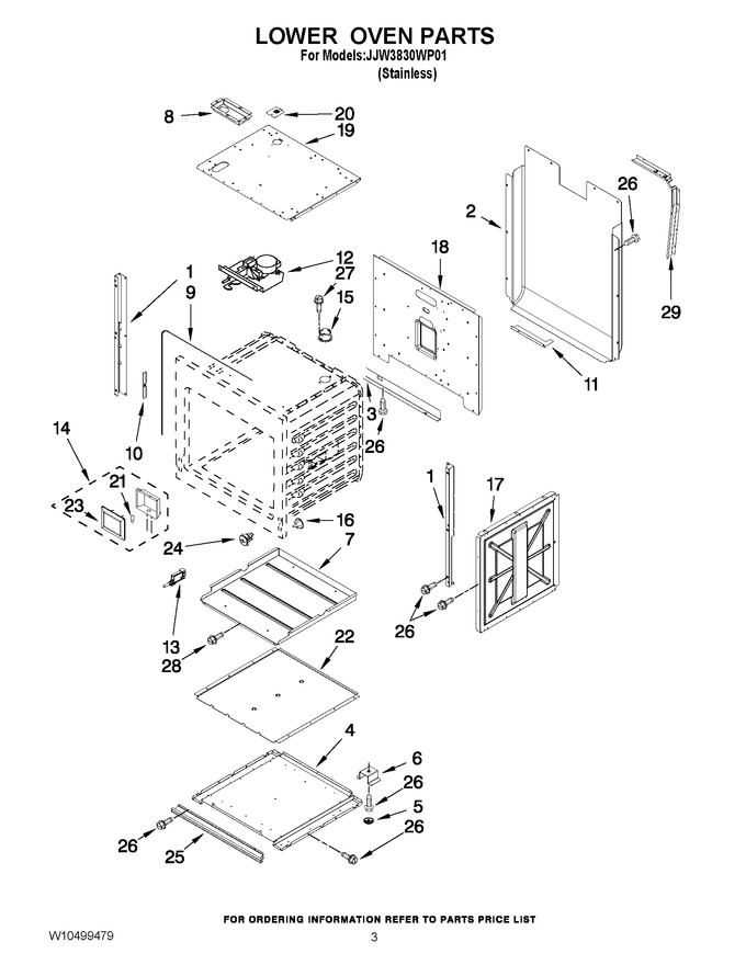 Diagram for JJW3830WP01