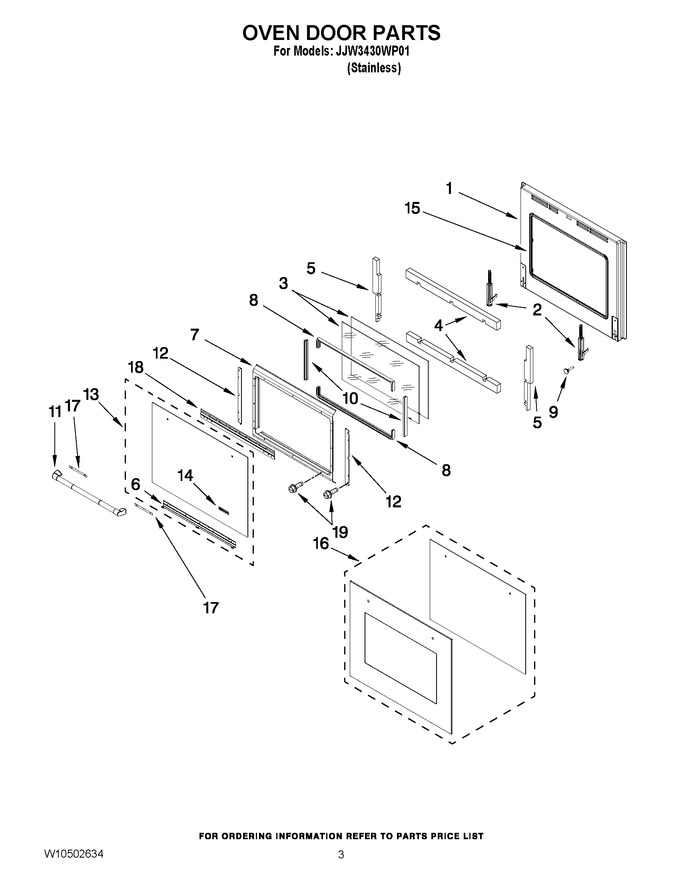 Diagram for JJW3430WP01