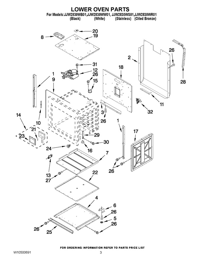 Diagram for JJW2830WB01