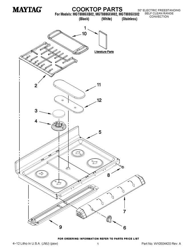 Diagram for MGT8885XS02