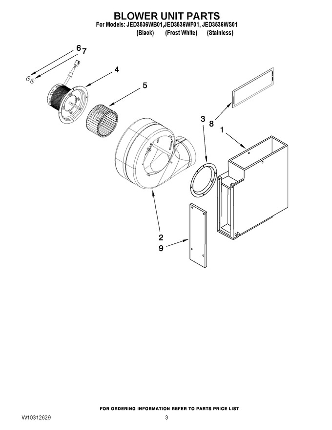 Diagram for JED3536WS01