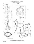 Diagram for 03 - Basket And Tub Parts