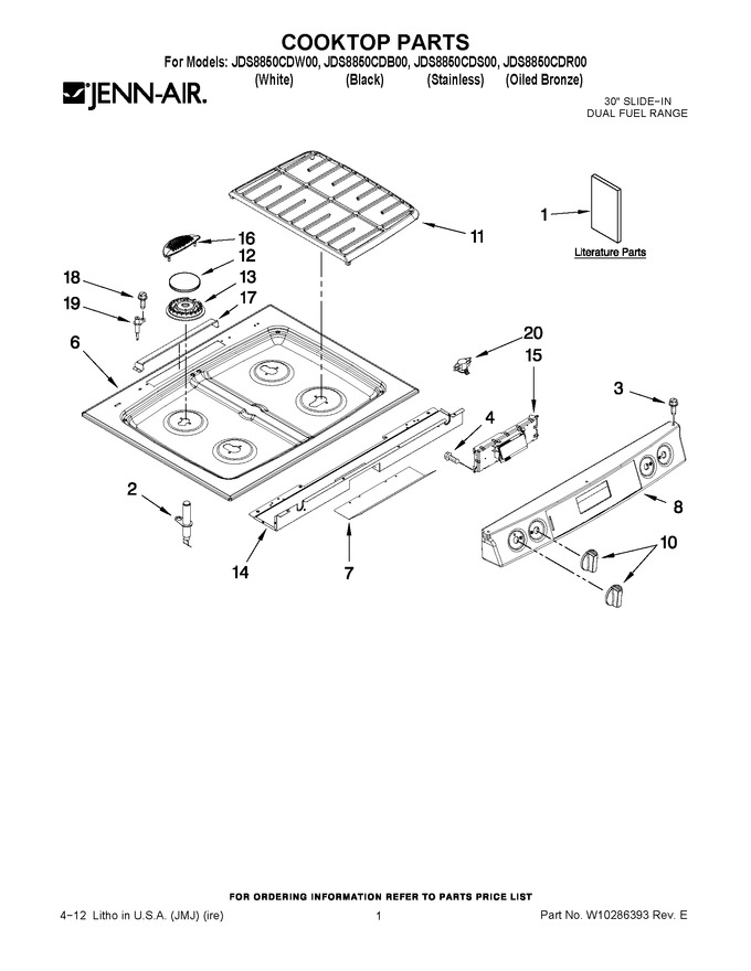 Diagram for JDS8850CDB00