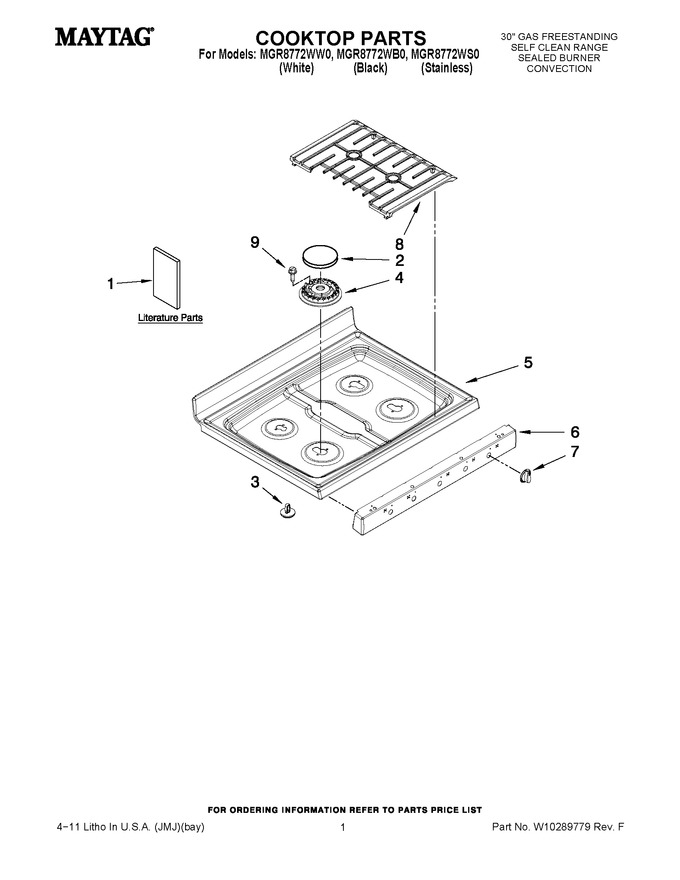 Diagram for MGR8772WS0