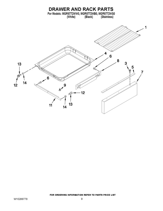 Diagram for MGR8772WS0