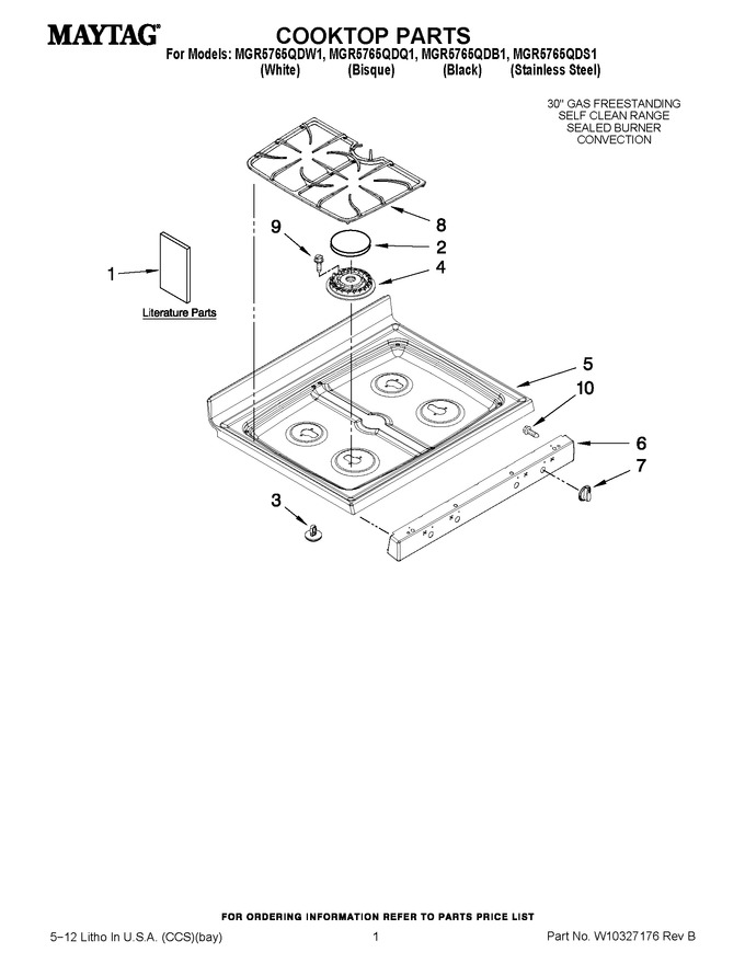 Diagram for MGR5765QDB1