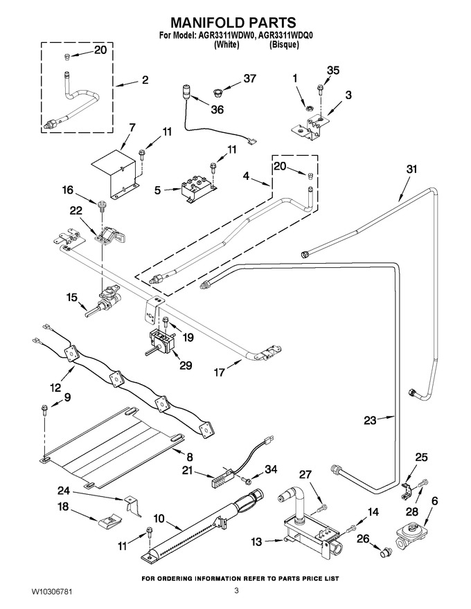 Diagram for AGR3311WDW0