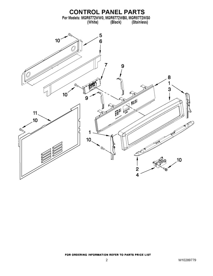 Diagram for MGR8772WS0