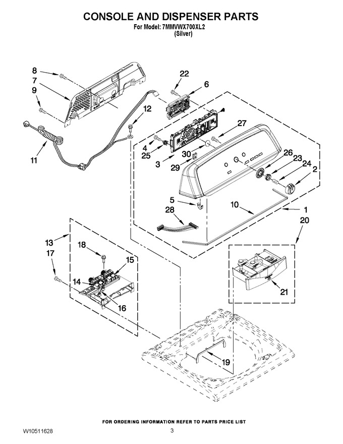 Diagram for 7MMVWX700XL2