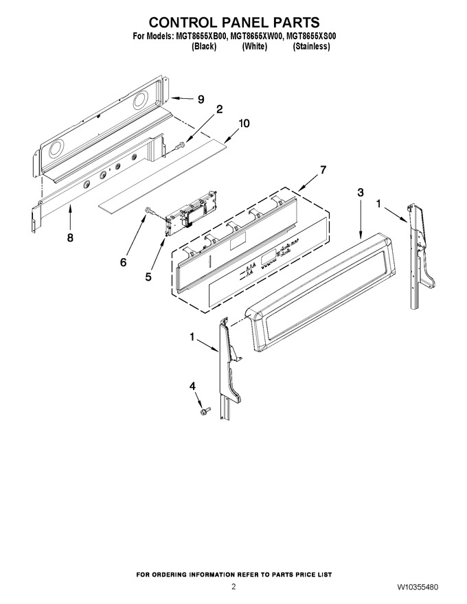 Diagram for MGT8655XW00