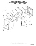 Diagram for 04 - Upper Oven Door Parts