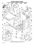 Diagram for 02 - Dryer Cabinet Parts