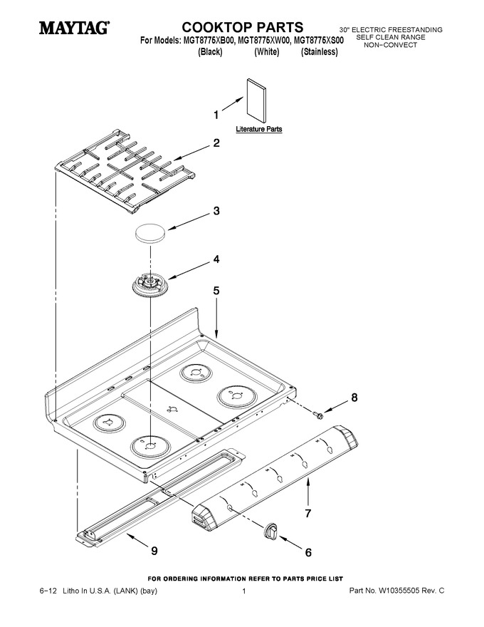 Diagram for MGT8775XW00