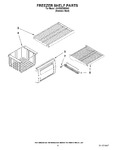 Diagram for 03 - Freezer Shelf Parts