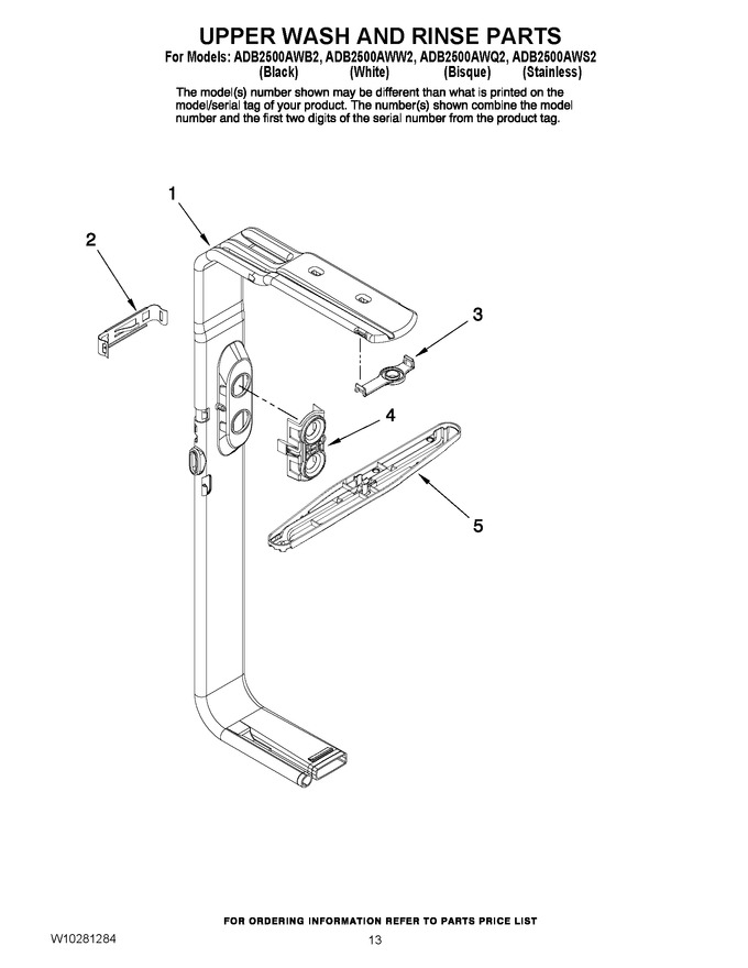 Diagram for ADB2500AWW2