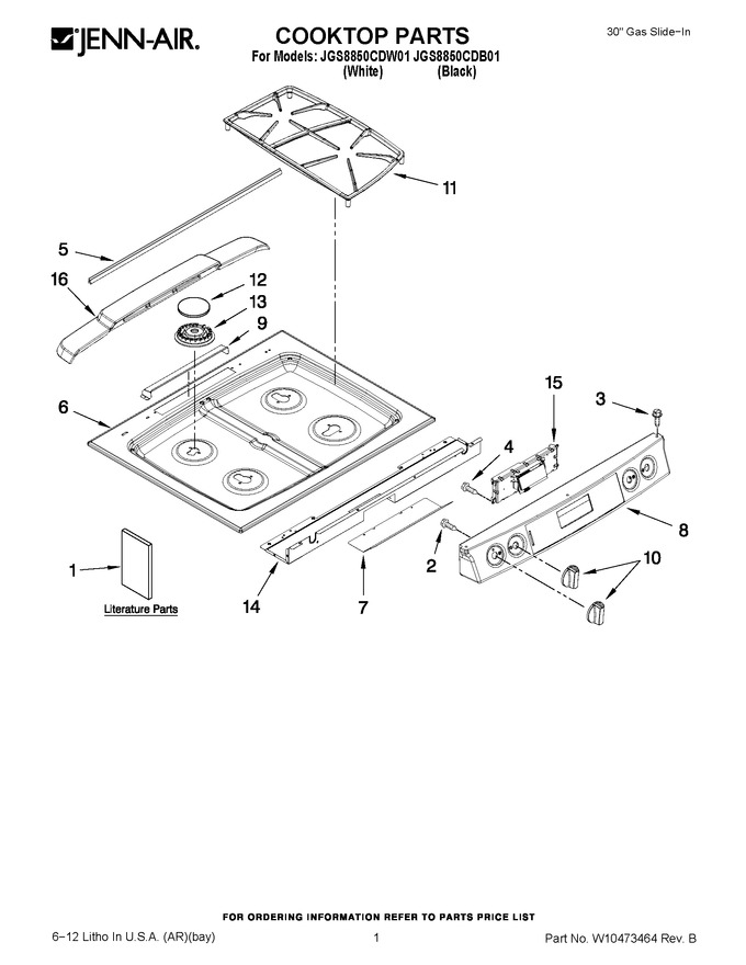 Diagram for JGS8850CDW01