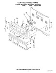 Diagram for 02 - Control Panel Parts